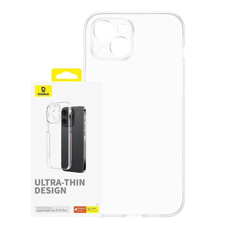 Baseus Phone Case For Iphone 15 Plus Os-lucent Series (Clear) - Handys Cover Cases