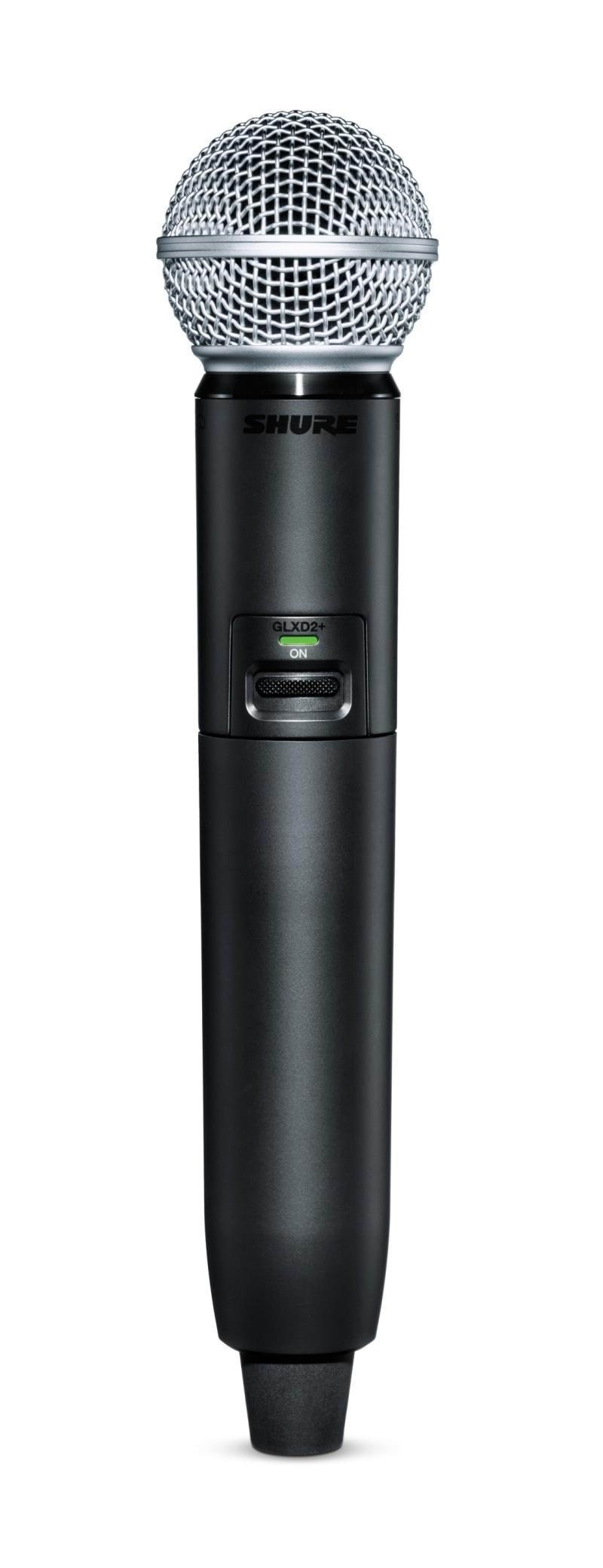 Shure Glxd2+ Wireless Handheld Transmitter & Sm58 Microphone - Mikrofone Schwarz Glxd2+/Sm58=-Z4