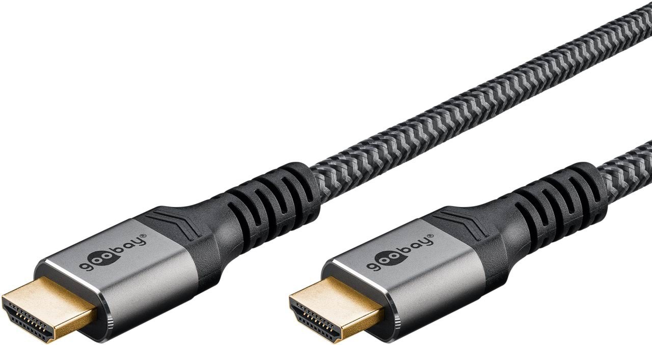 Pro Hdmi 2.1 Sleeved - 0.5m - Schwarz - Display Kabel