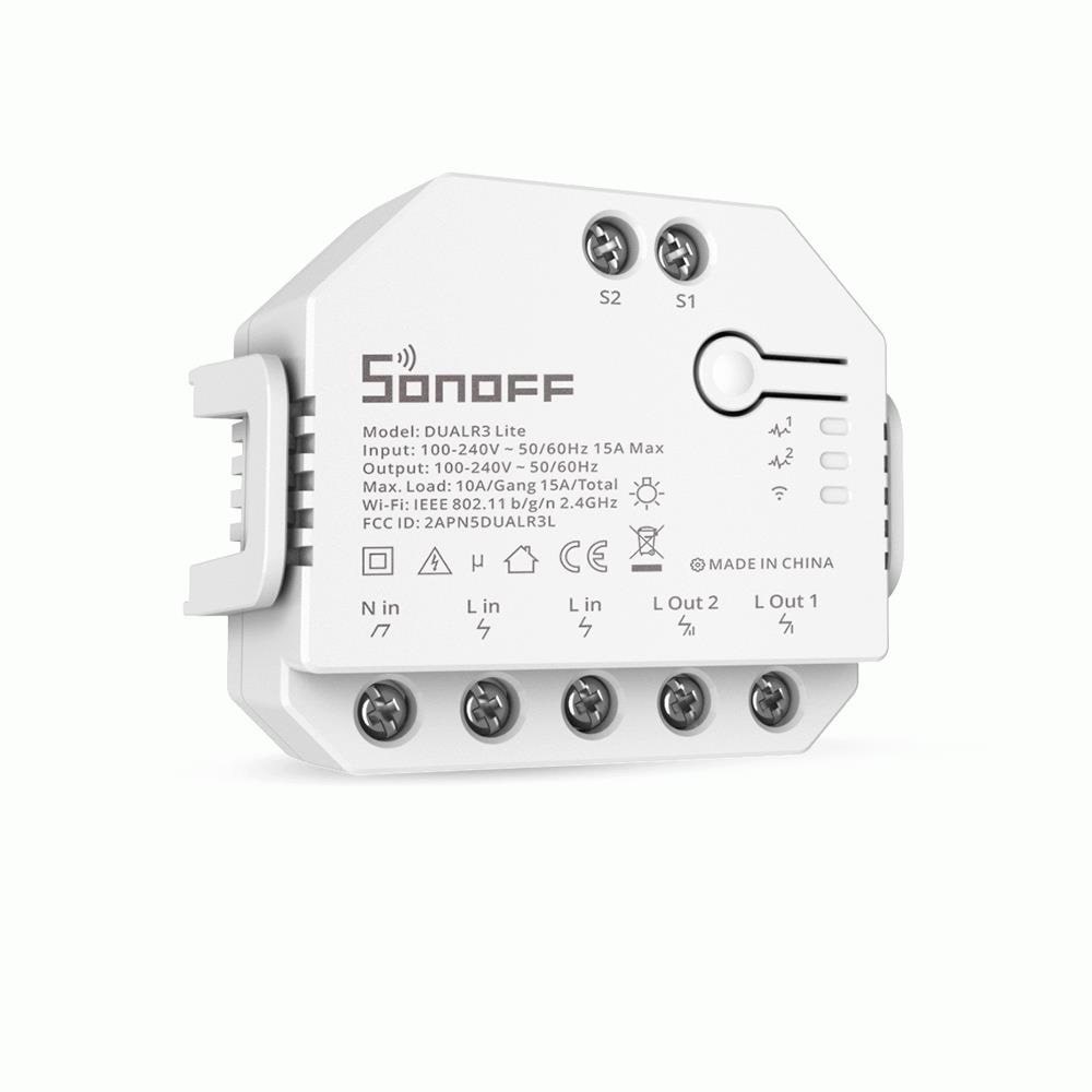 Sonoff Smart Wi-fi Switch Wifi Dual R3 Lite - Smart Home Dualr3 Lite