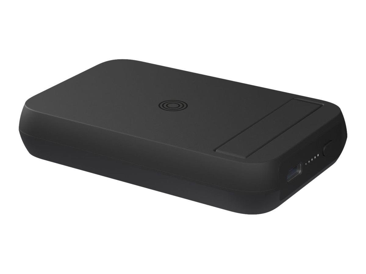 Zens Magnet 4000 Mah Wireless Powerbank Kickstand And Qi RX - 4000 Mah - Powerbank Akku
