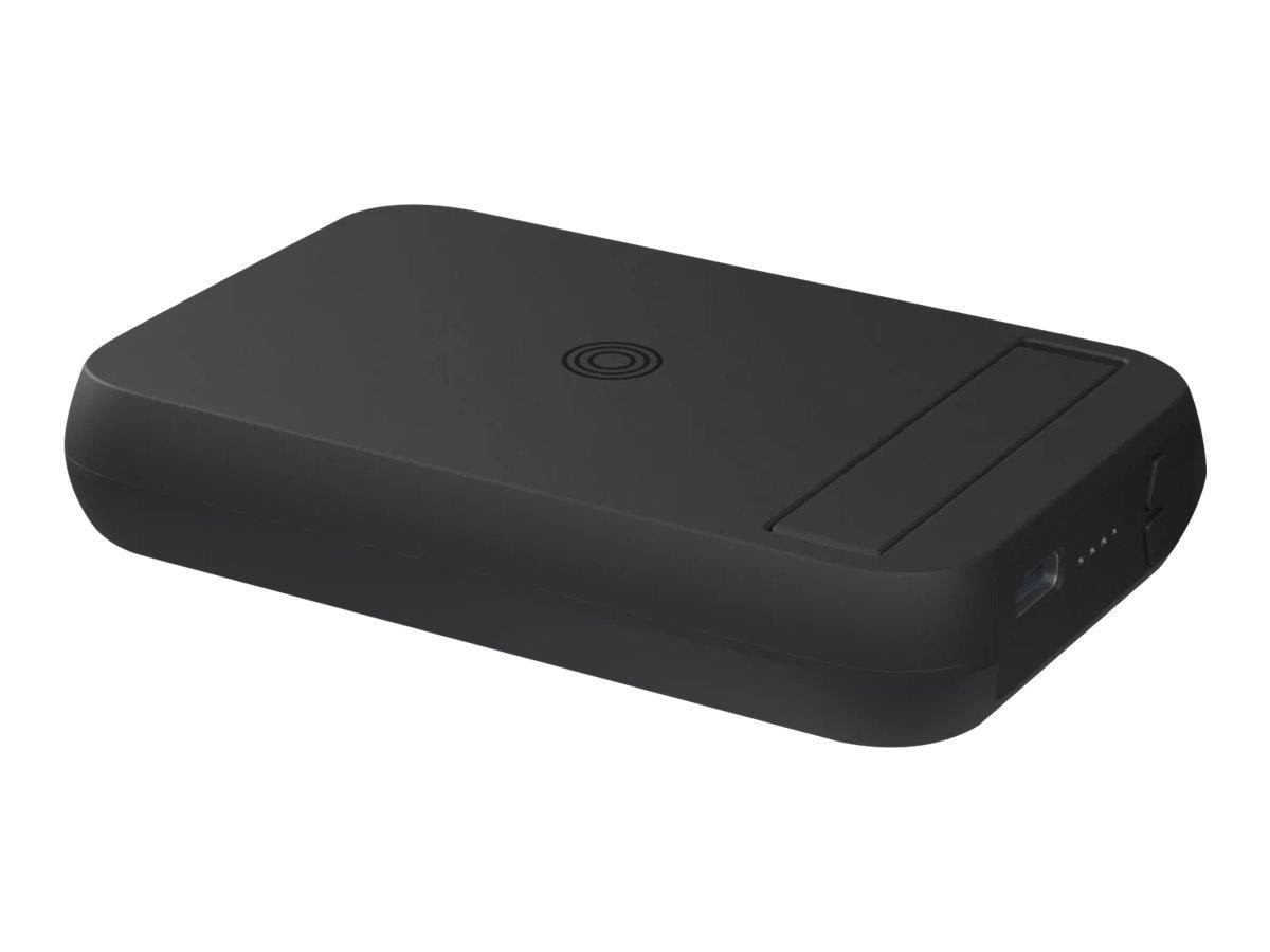 Zens Magnet 4000 Mah Wireless Powerbank Kickstand And Qi TX - 4000 Mah - Powerbank Akku Schwarz Zepp03m/00