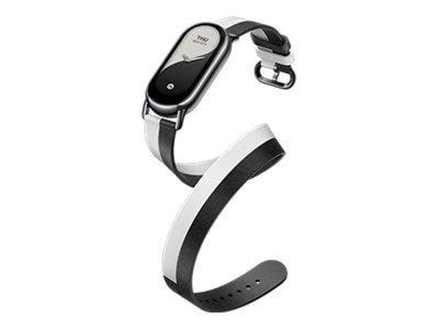 Xiaomi Smart Band 9/8 Double Wrap Strap - Black/white - Smartwatch Accessories Bhr7311gl