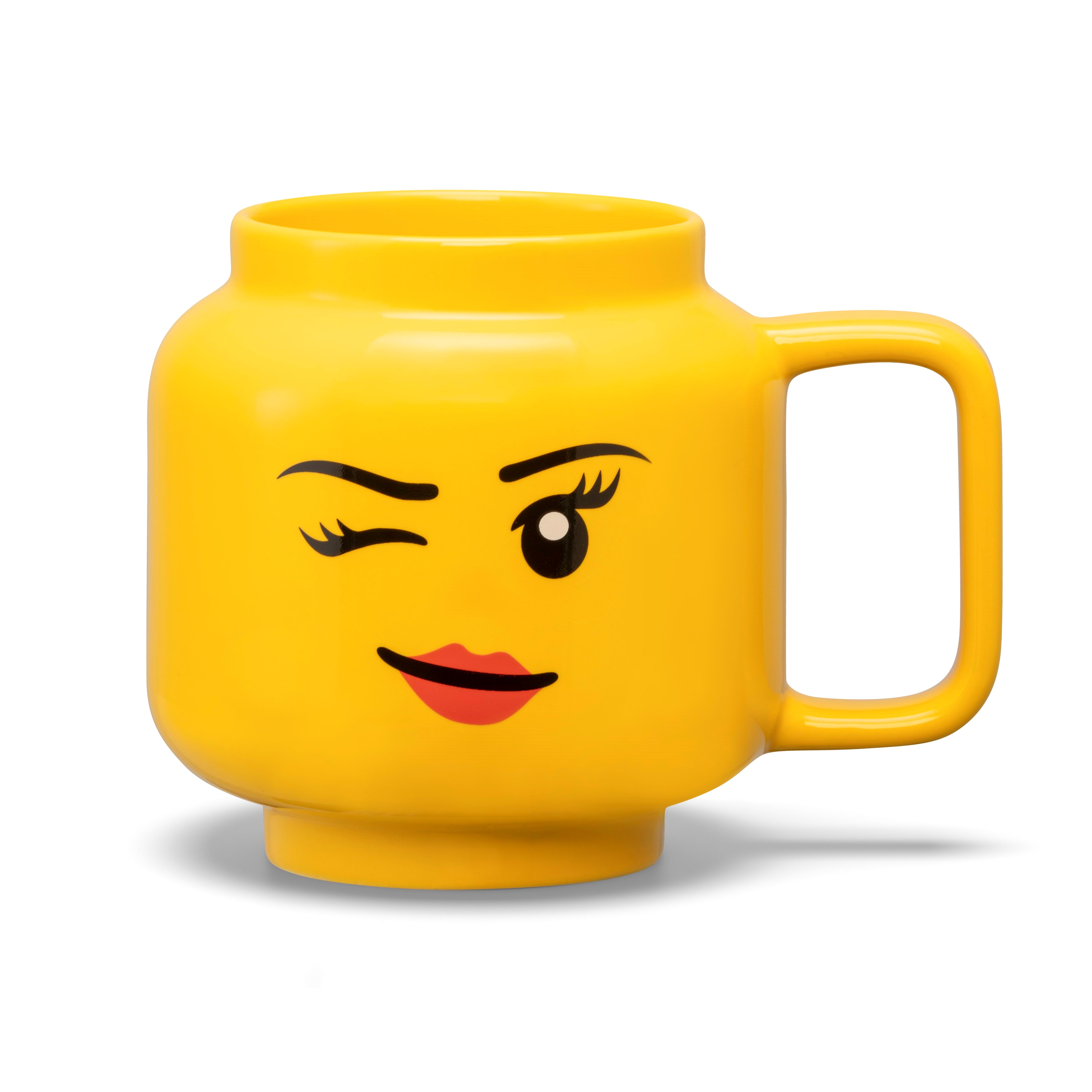 Lego Ceramic Mug Large Winking Girl - 530 ml - Kinderzimmer 41460813