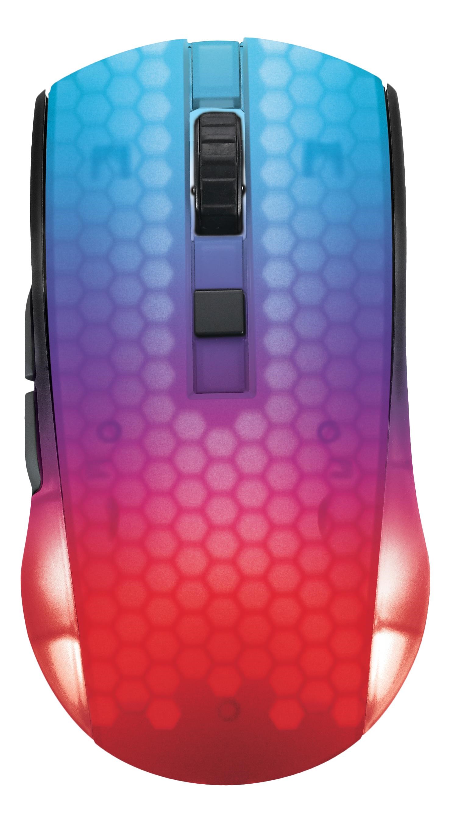 Deltaco Gaming Dm320 Transparents Rgb Wireless - Gaming Maus (Schwarz) Gam-145