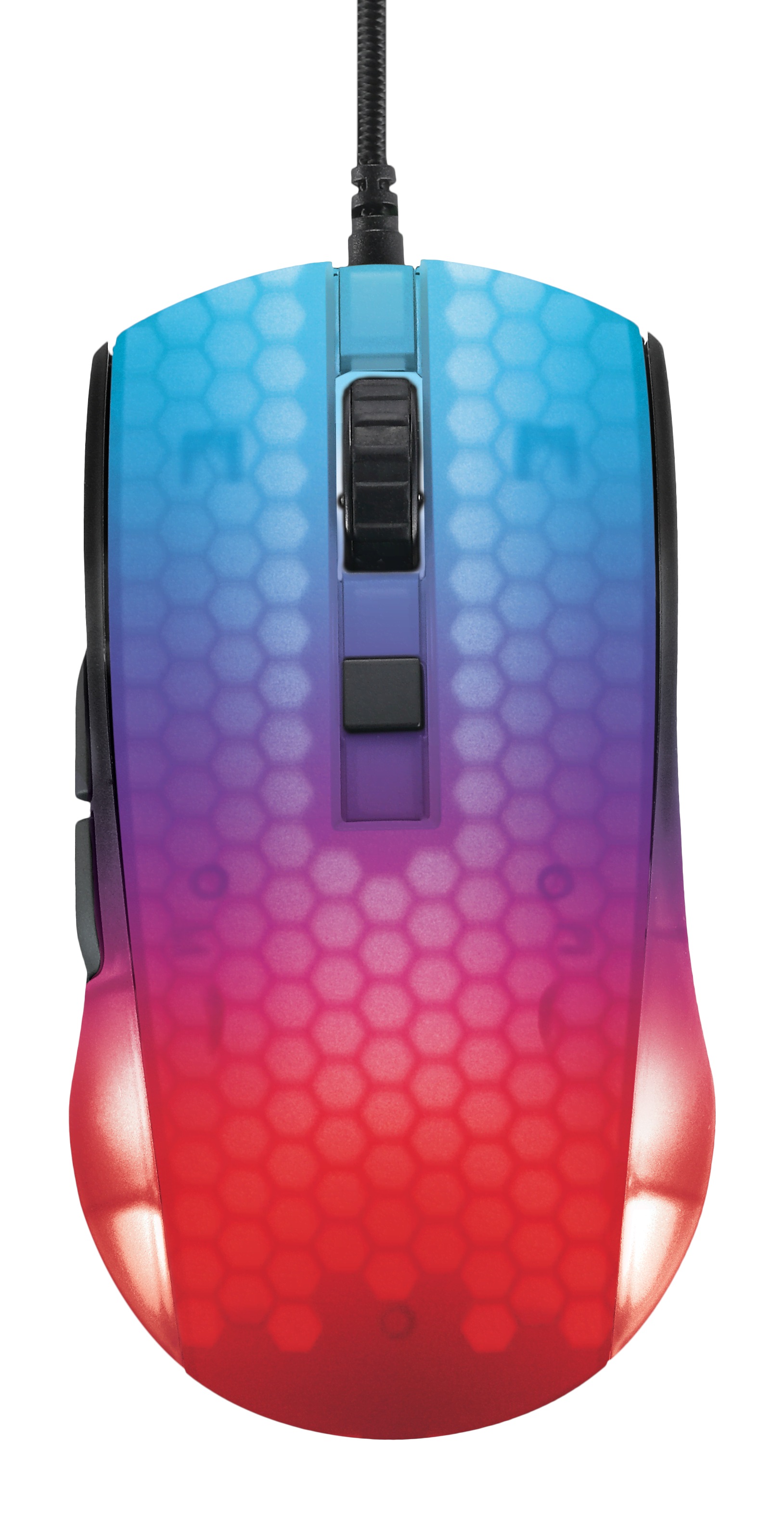 Deltaco Gaming Dm310 Transparent Rgb Ultralight Wired - Gaming Maus (Schwarz)
