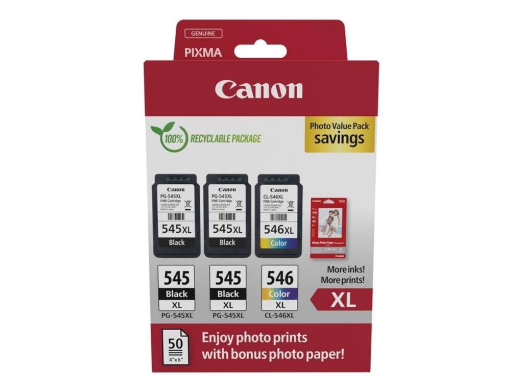 Canon PG 545xl/cl-546xl / 8286b015 Multi Pack - Papier Fotopapier Und Etiketten