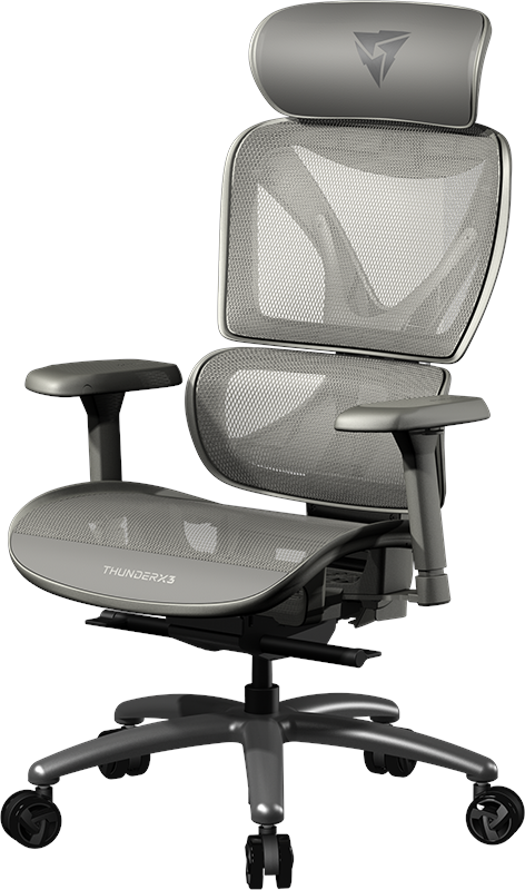 Tx3 Xtc Mesh Bürostuhl - Grau - Mesh Fabric - Bis zu 125 kg - Gaming Stuehle