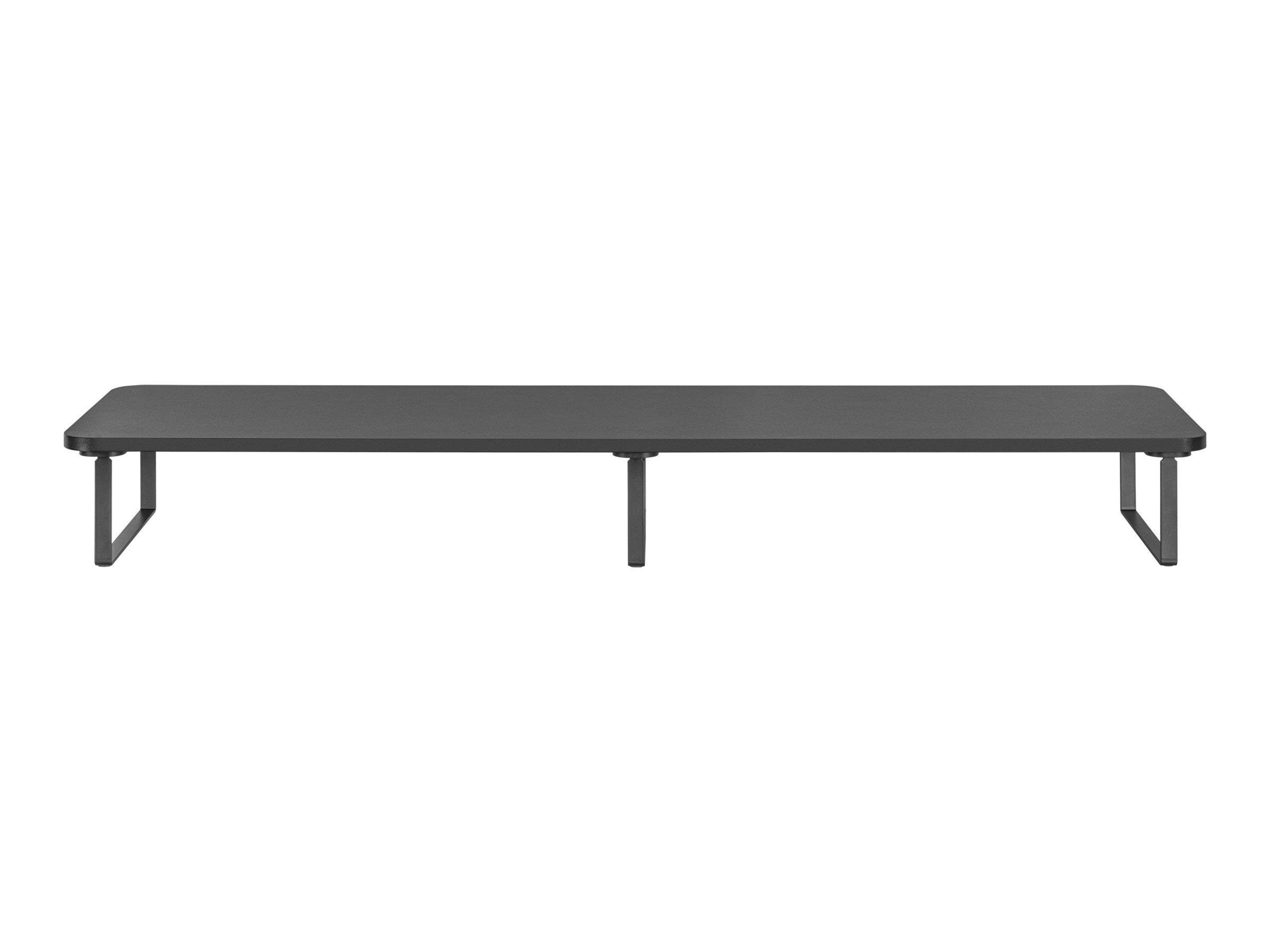 Gembird Monitor Stand For 2 Monitors (Long Rectangle) - Max 20 kg - Recommended For - TV AV Moebel Wandbeschlaege Schwarz Ms-table2-01