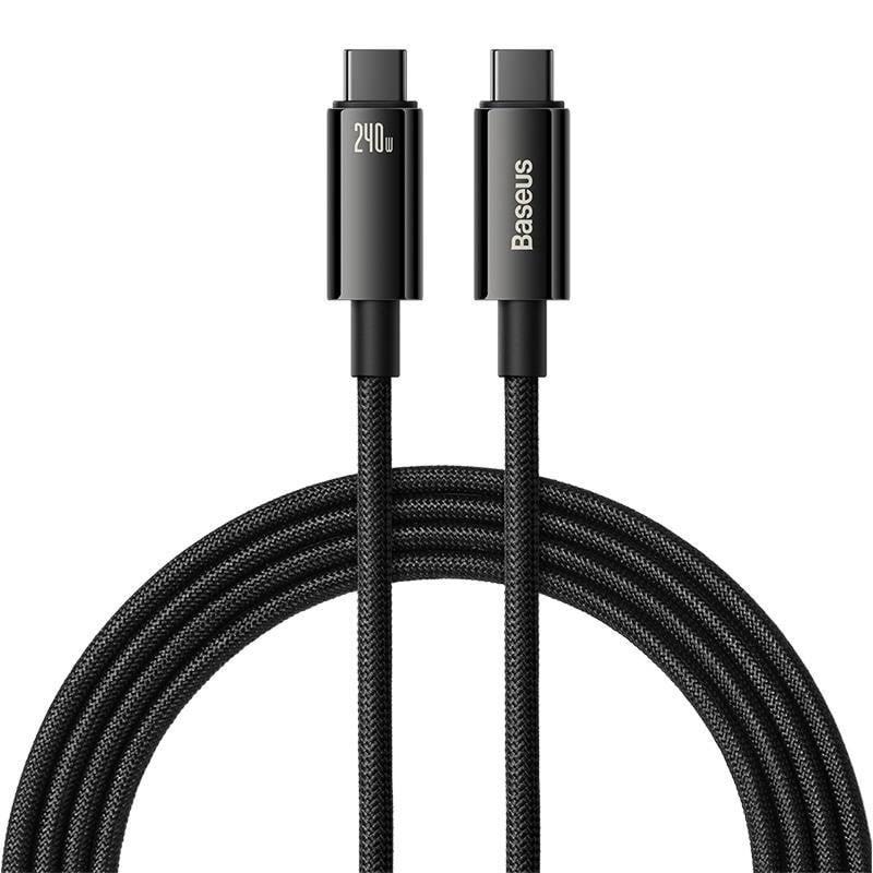 Baseus Usb-c to Usb-c Cable Tungsten Gold 240w 2 m (Black) - Usb Kabel Schwarz Cawj040101