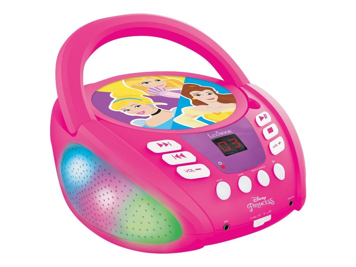 Lexibook Disney Princess Rcd109dp - Boombox - CD Bluetooth - Tragbare Party Lautsprecher