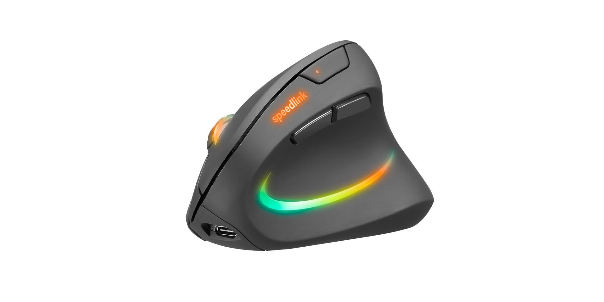 Speed-link Piavo Pro - Ergonomische Maus (Schwarz)