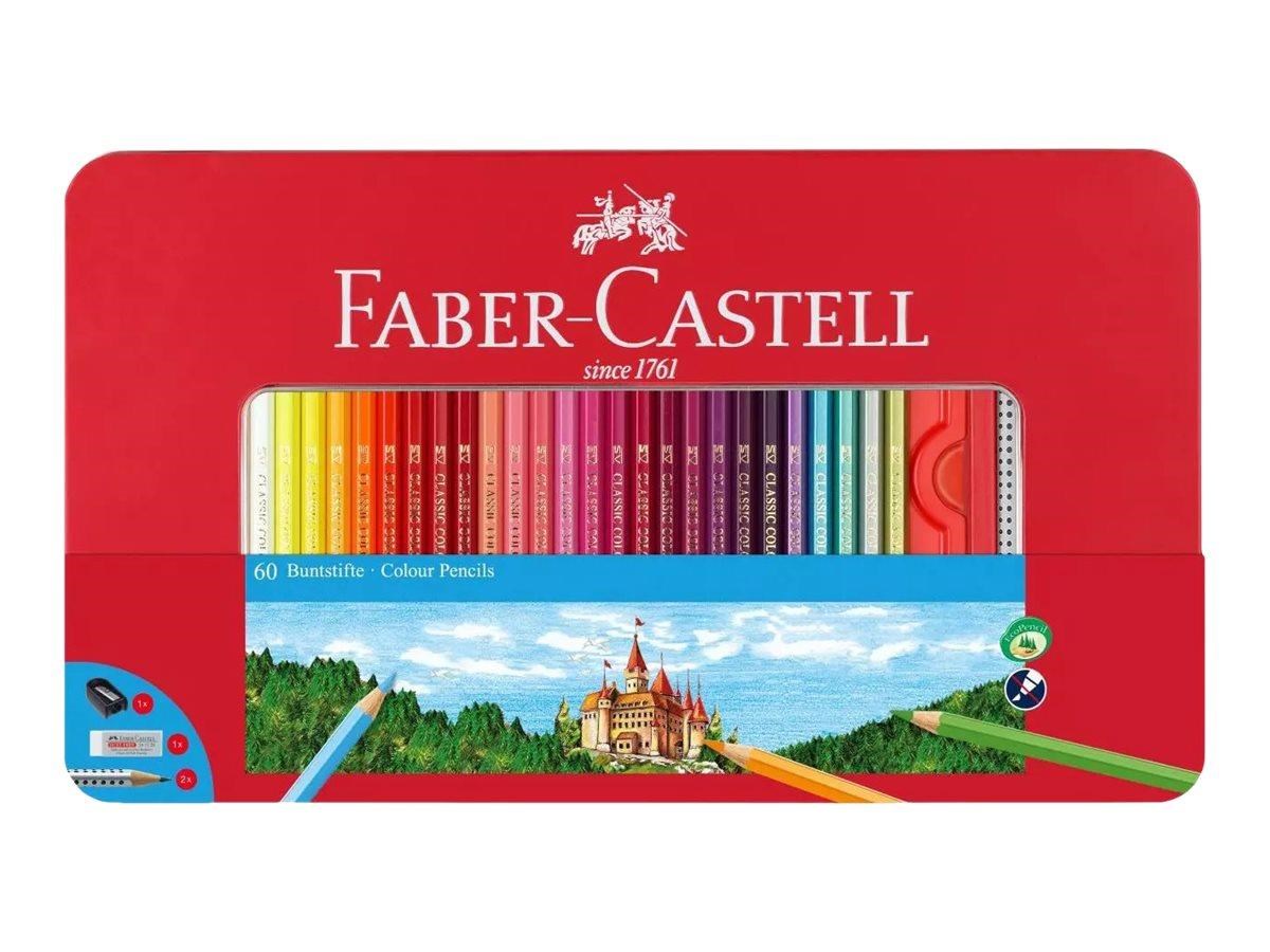 Faber-castell Classic - Coloured Pencil And Pencil Set - 62 Pieces - Utensilien Zum Schreiben Und Zeichnen Farb- Und Bleistiftset 115894