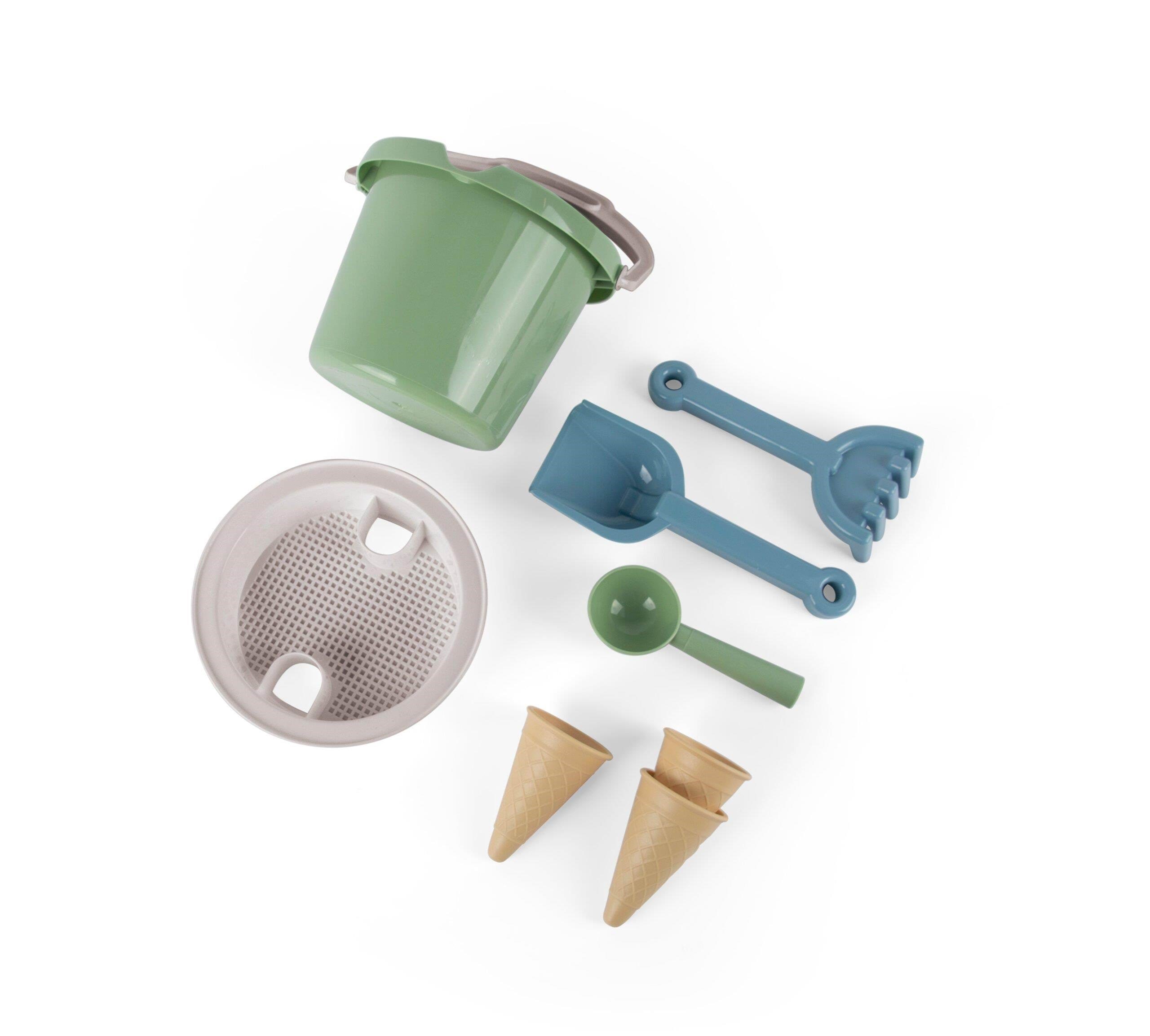 Dantoy Thorbjorn Bucket Set w. Ice Cream Cones - Green - Spiele im Freien 4800