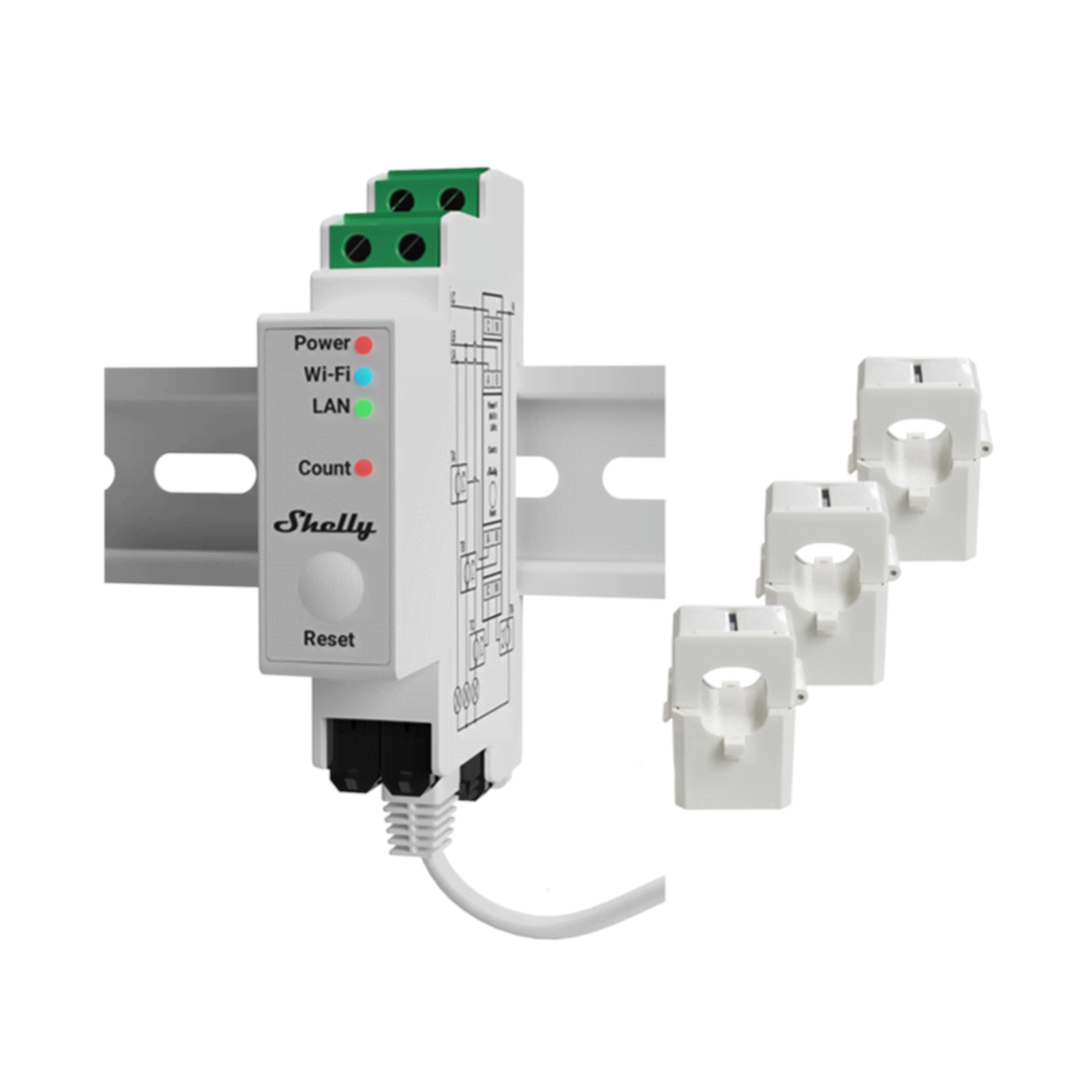 Shelly Pro 3em-120a Energiekostenmesser - Smart Home 3800235268100