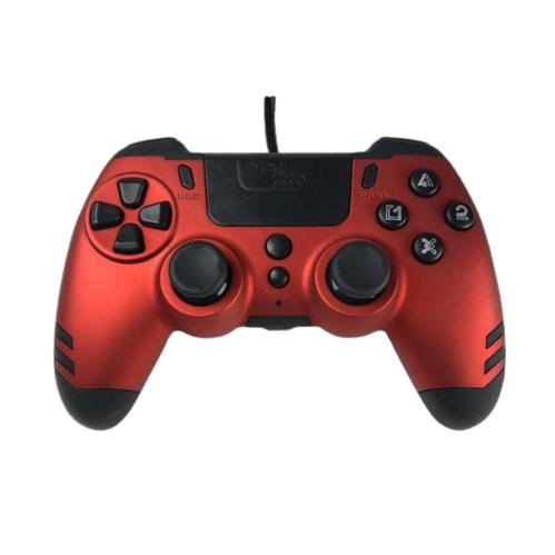 Steelplay Metaltech - Red - Wired Controller - Sony Playstation 4 - Gaming Zubehoer