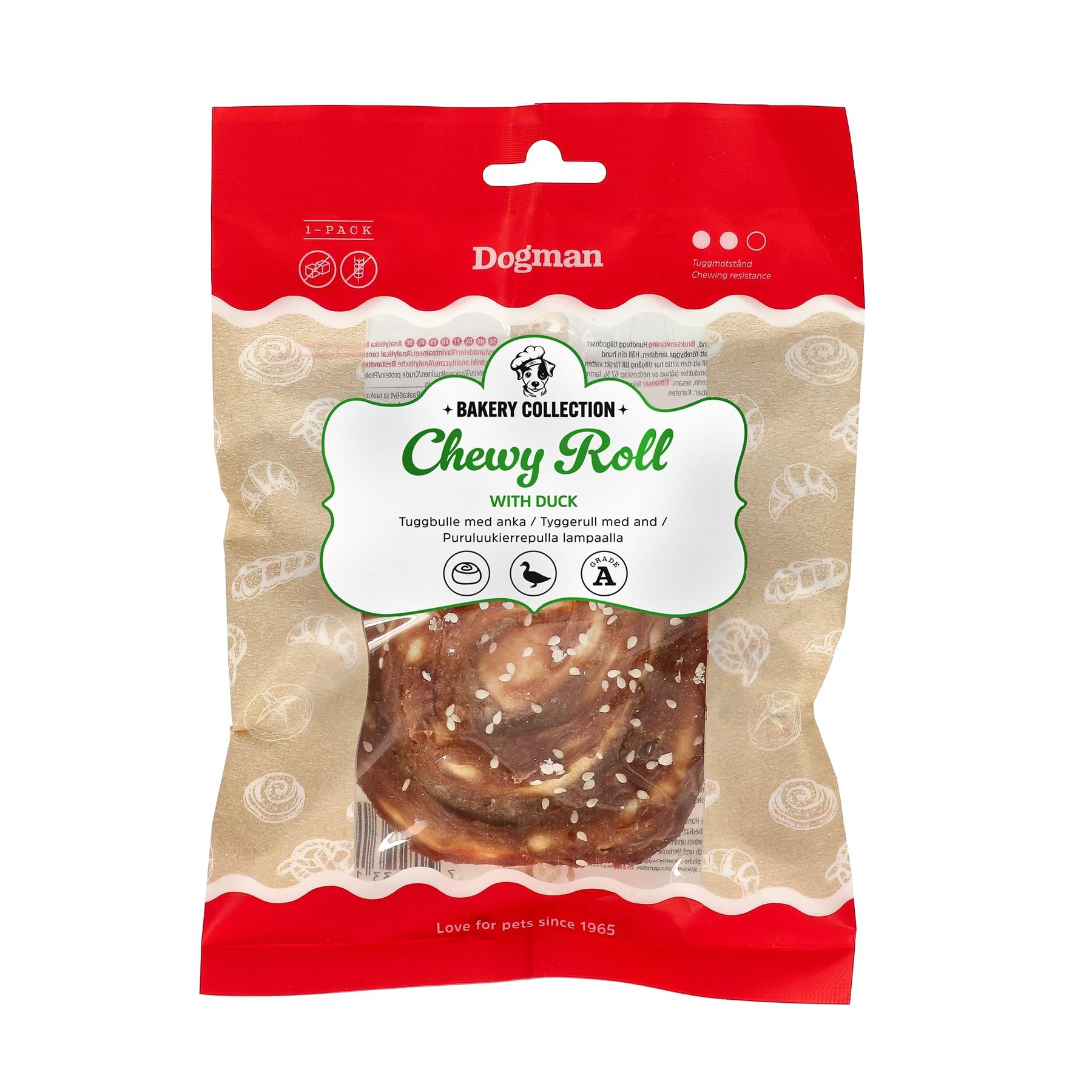 Dogman Chewy Roll Duck - Hunde 310375