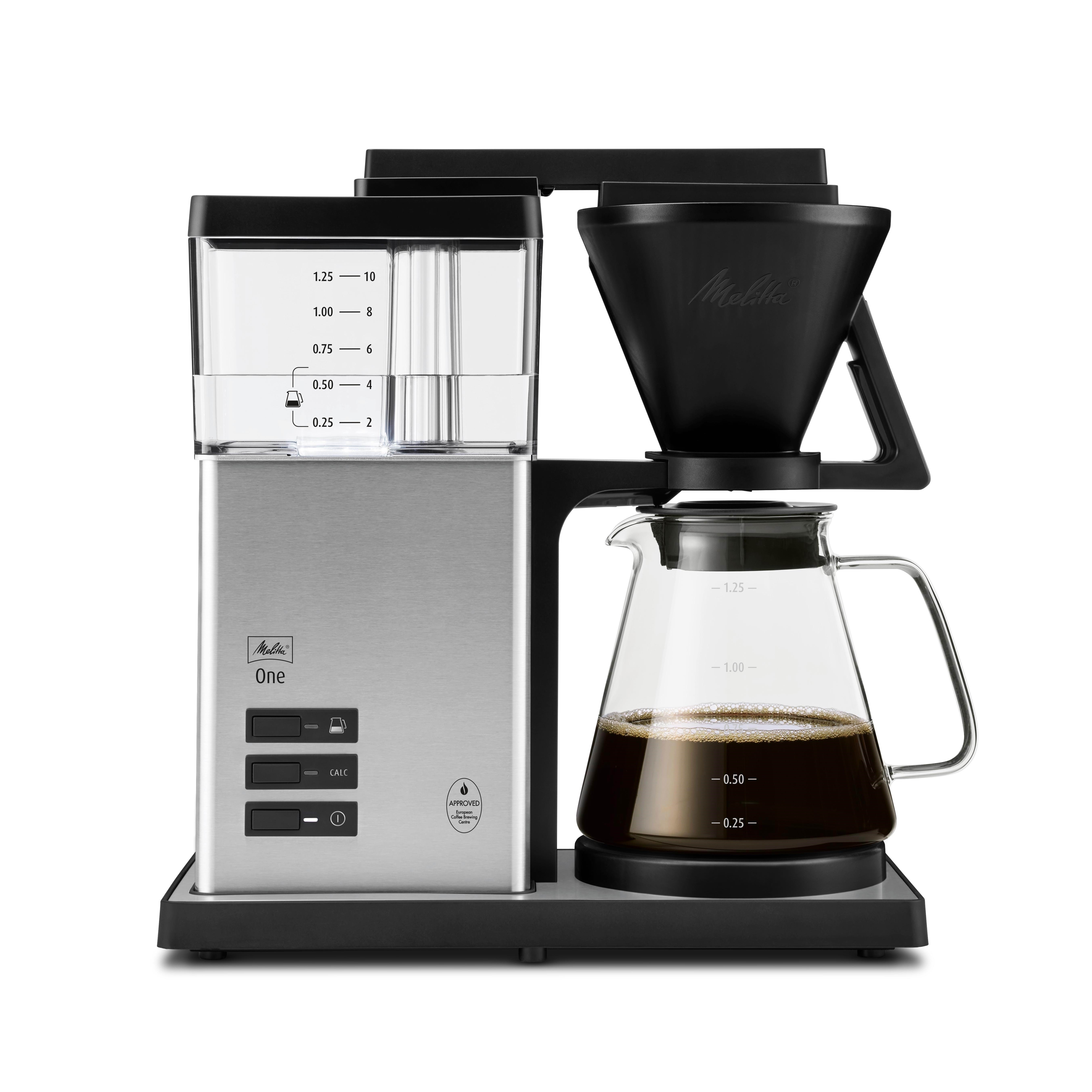 Melitta One Glass Stainless Steel - Kaffeezubereitung Silber 6780188