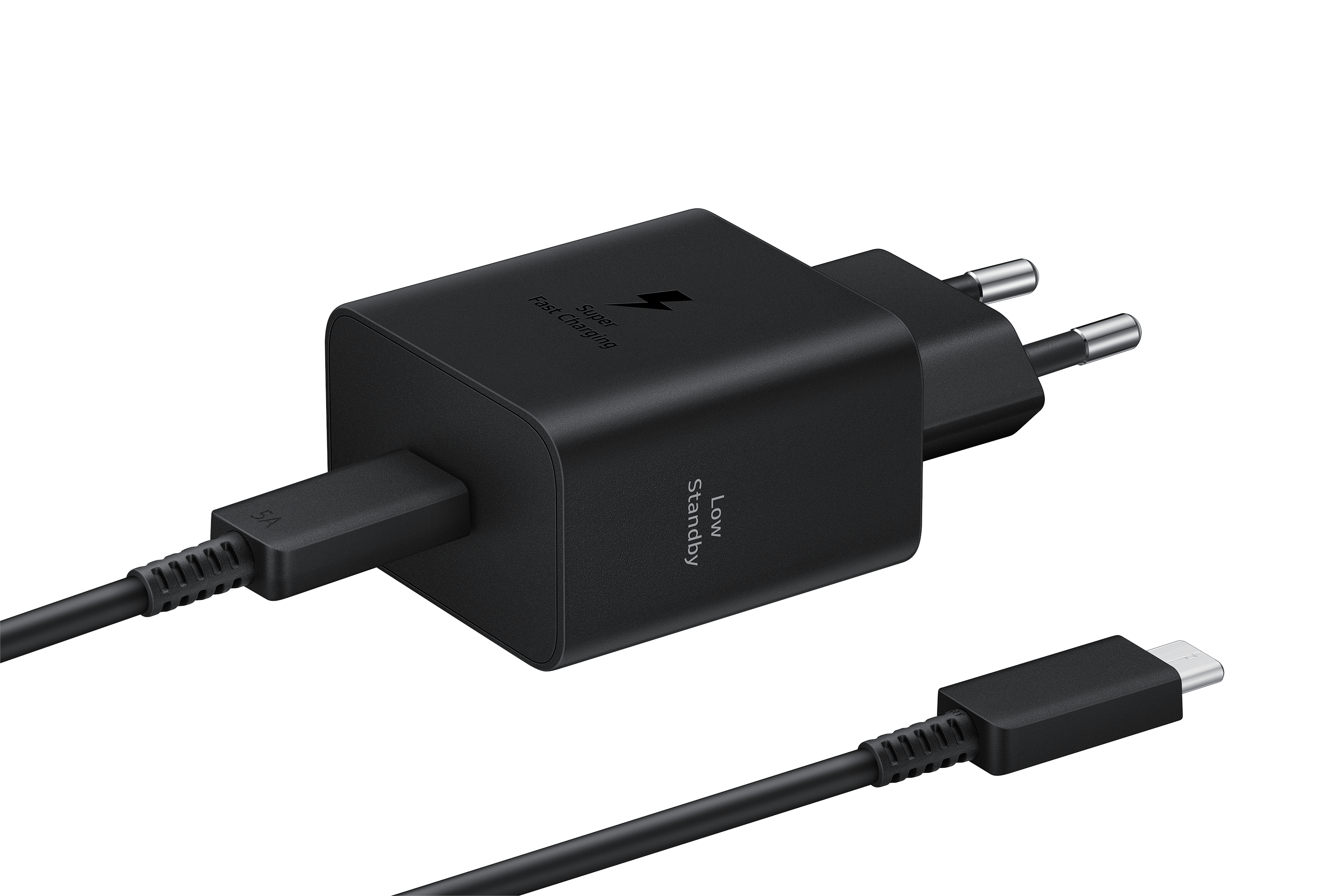 Samsung 45w Usb-c Power Adapter (Incl. Cable) - Black - Handys Adapter Und Ladegeraete