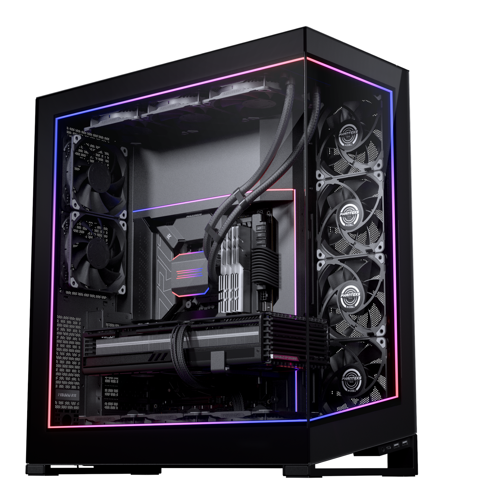 Phanteks Nv7 Premium Led Kit - Black - Gehaeusezubehoer Ph-pledkt_Nv7_Dbk01