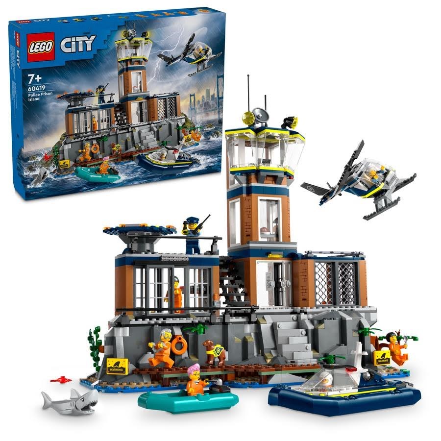 Lego City 60419 Polizeistation Auf Der Gefängnisinsel