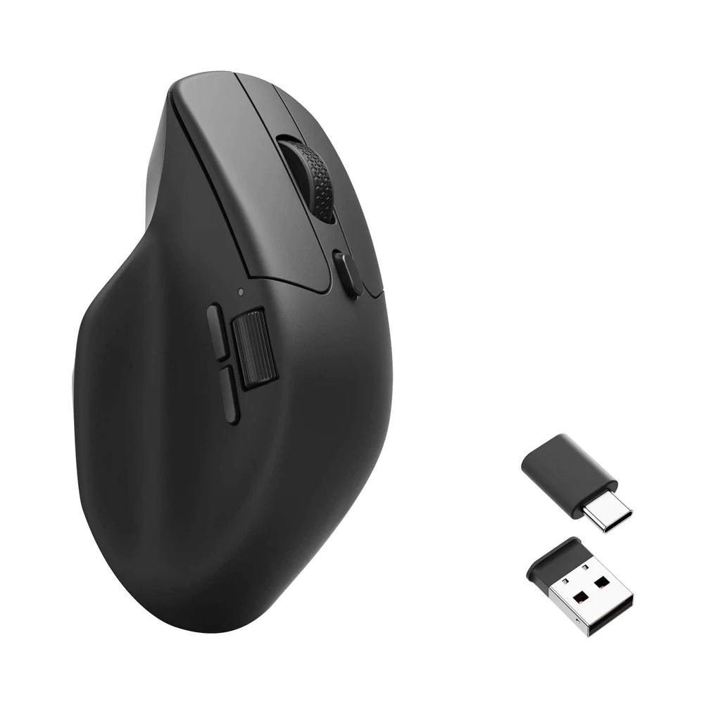 Keychron M6 Light 78g Wireless 1K - Ergonomische Maus (Schwarz) M6-a1
