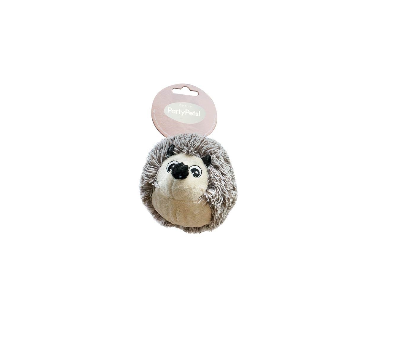 Party Pets Elite The Furry Ball Friends Hedgehog With Squeak 10cm - Hunde