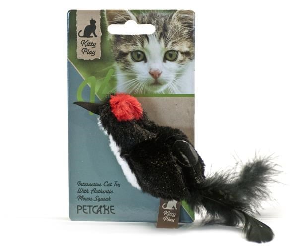Kitty Play Squeaking Black Bird - Katzen 85940