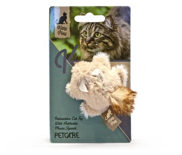 Kitty Play Squeaking Squirrel - Katzen