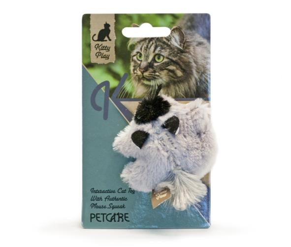 Kitty Play Squeaking Racoon - Katzen