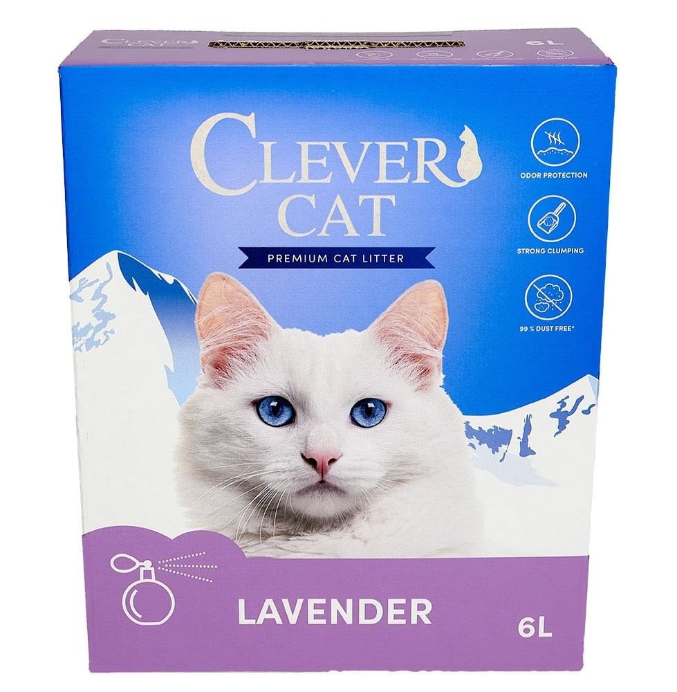 Clever Cat Premium Katzenstreu Lavendel 6L