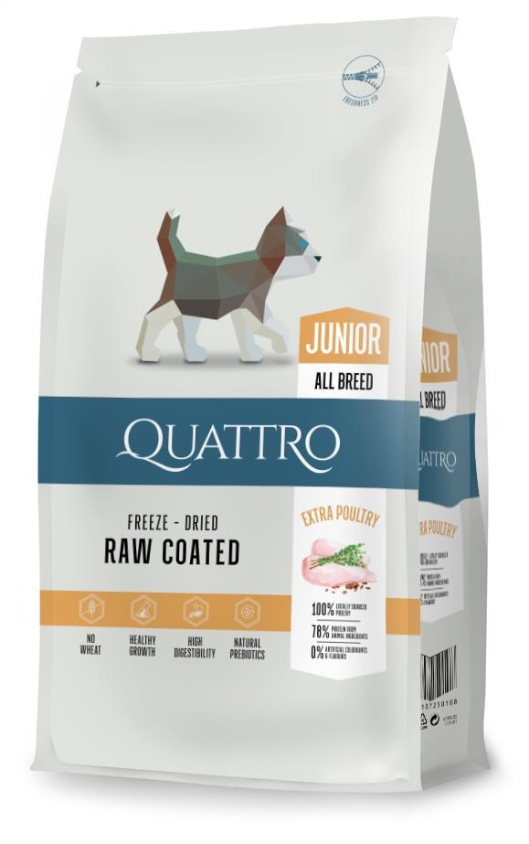 Quattro Junior Extra Poultry All Breed 1.5kg - Hunde