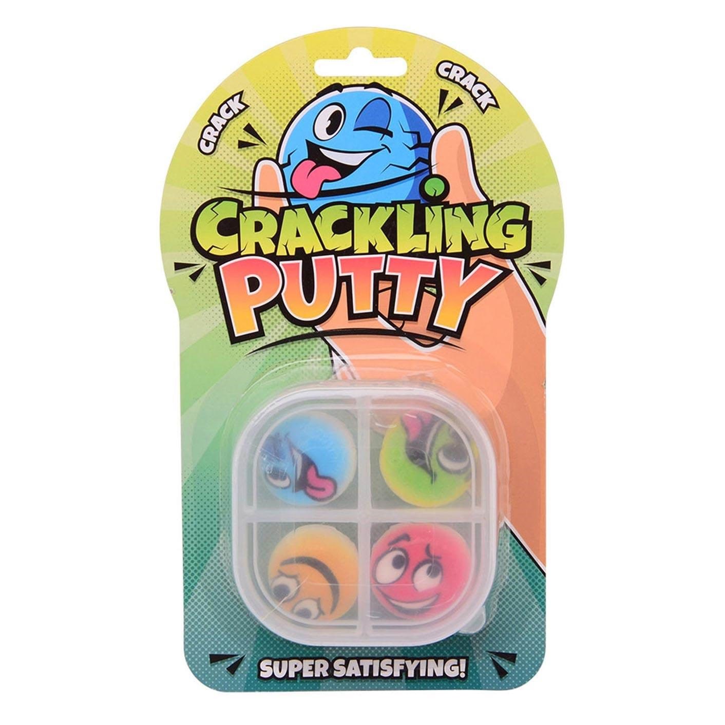 Johntoy Crackling Putty in Storage Box 4 Pcs. - Kleine Mitbringsel Fuer Kinder 24455