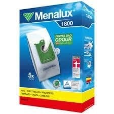 Menalux Vacuum Cleaner Bags 1800 Synthet 1800 5 Pcs + Filter - Staubsaugerbeutel 900 16 88-18/4