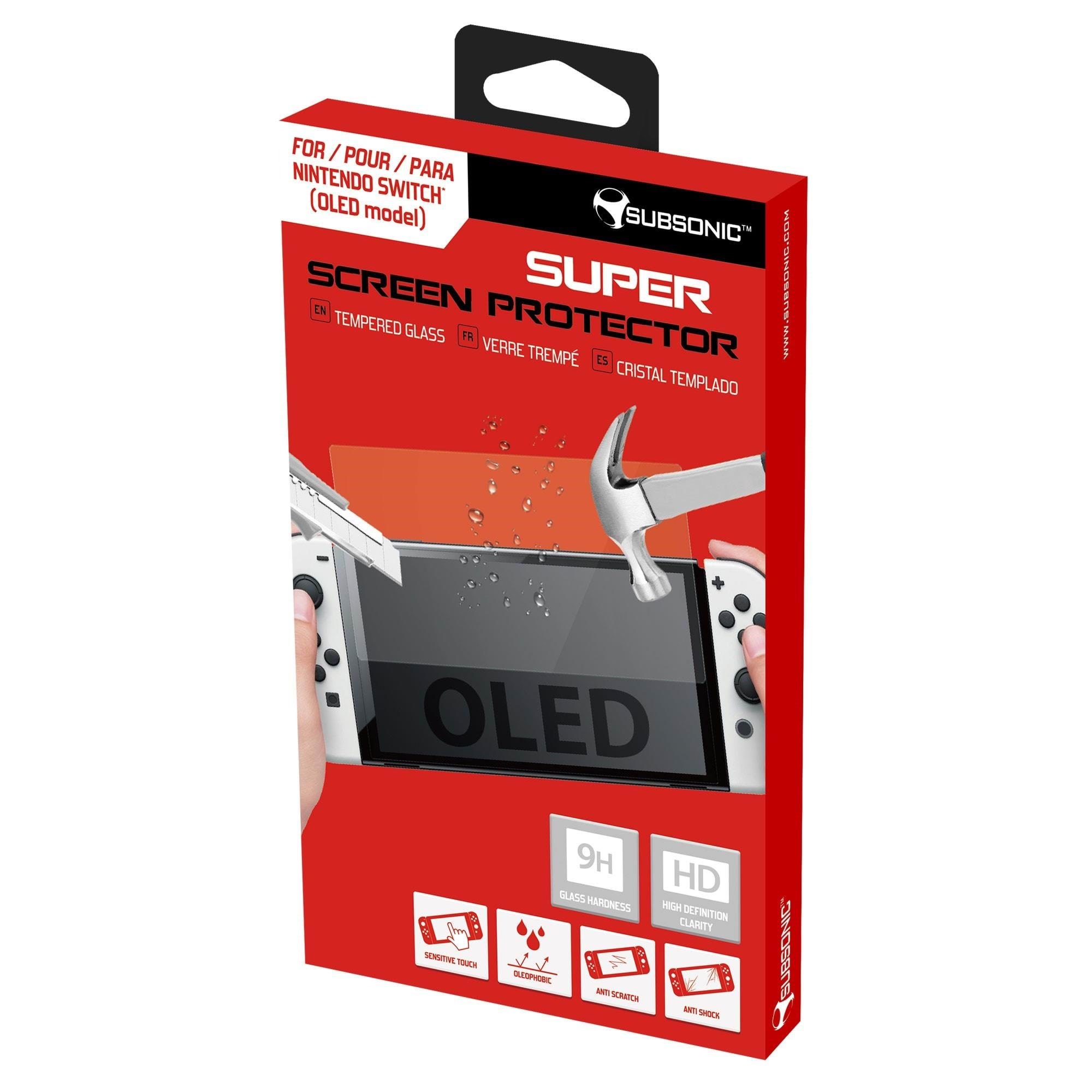 Subsonic Protective Screen - Miscellaneous Displayschutzfolie - Nintendo Switch Oled - Gaming Zubehoer Sa5628