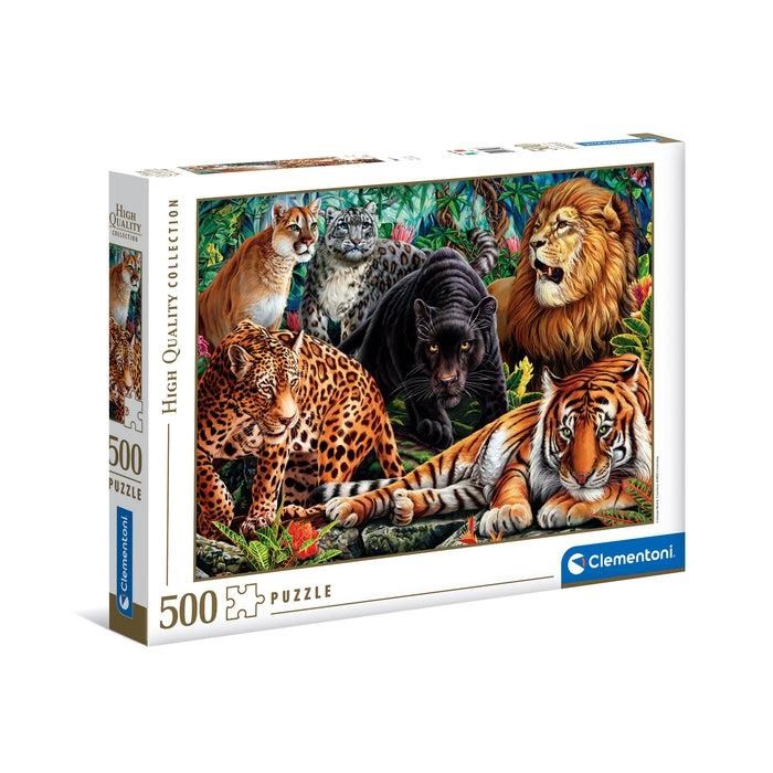 Clementoni Puzzle Wild Cats 500pcs. 2D Puzzles 35126