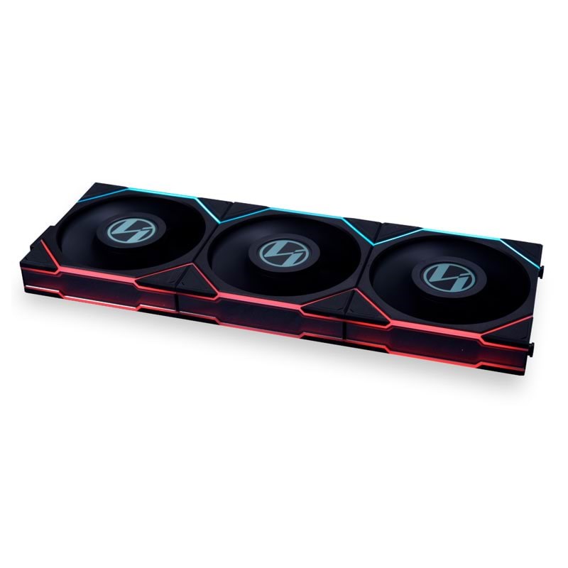 Lian Li Uni Fan TL Lcd 120 (3-pack) - Gehäuselüfter - 120mm - Schwarz Mit Rgb Led - 27 Dba - Gehaeuseluefter