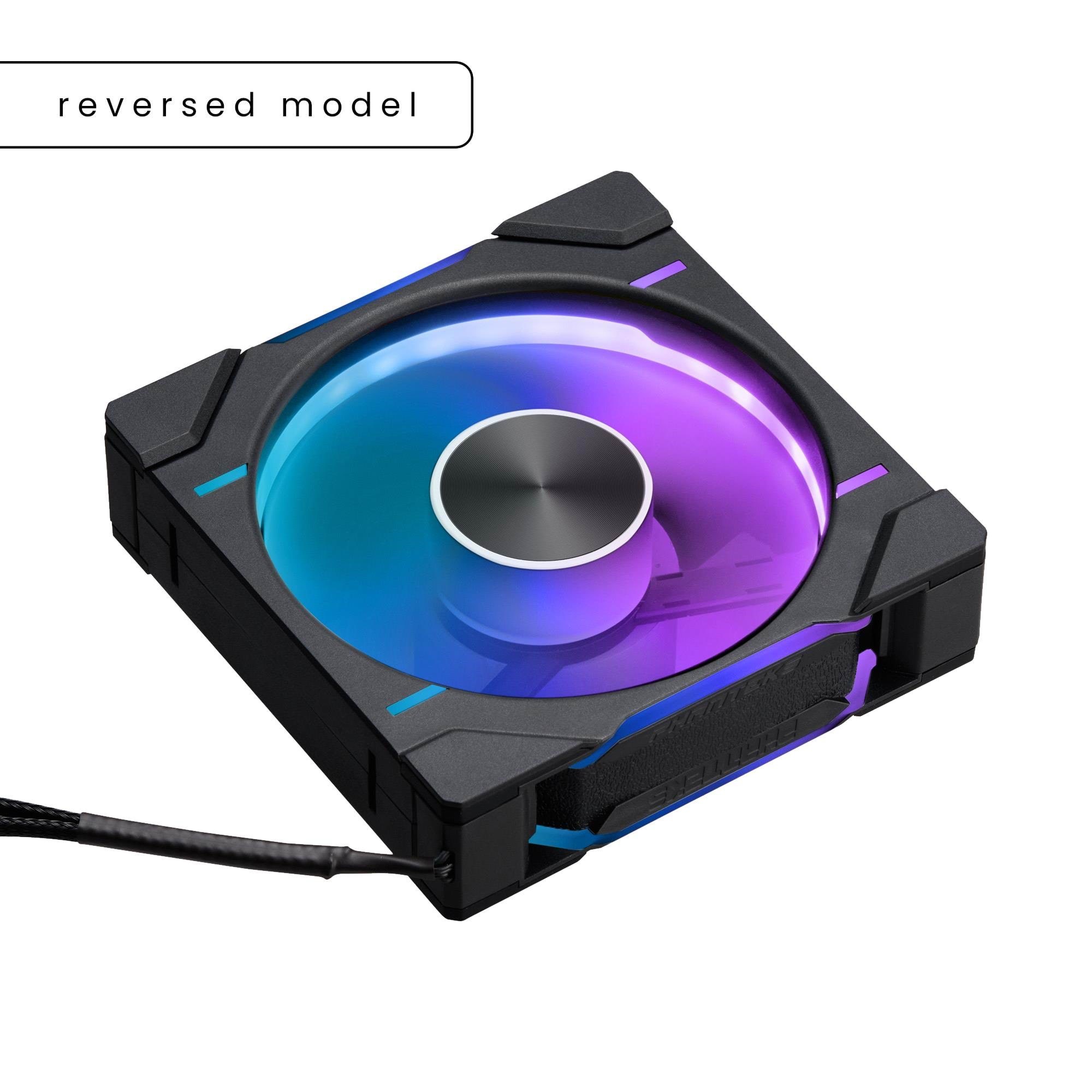 Phanteks Ph-f120d30 - 3-pack - Reverse - Gehäuselüfter - 120mm - Schwarz Mit Rgb Led - Gehaeuseluefter Ph-f120d30r_Drgbpwmbk013p
