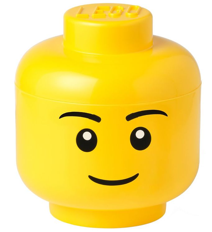 Lego Storage Head Big - Boy - Kinderzimmer