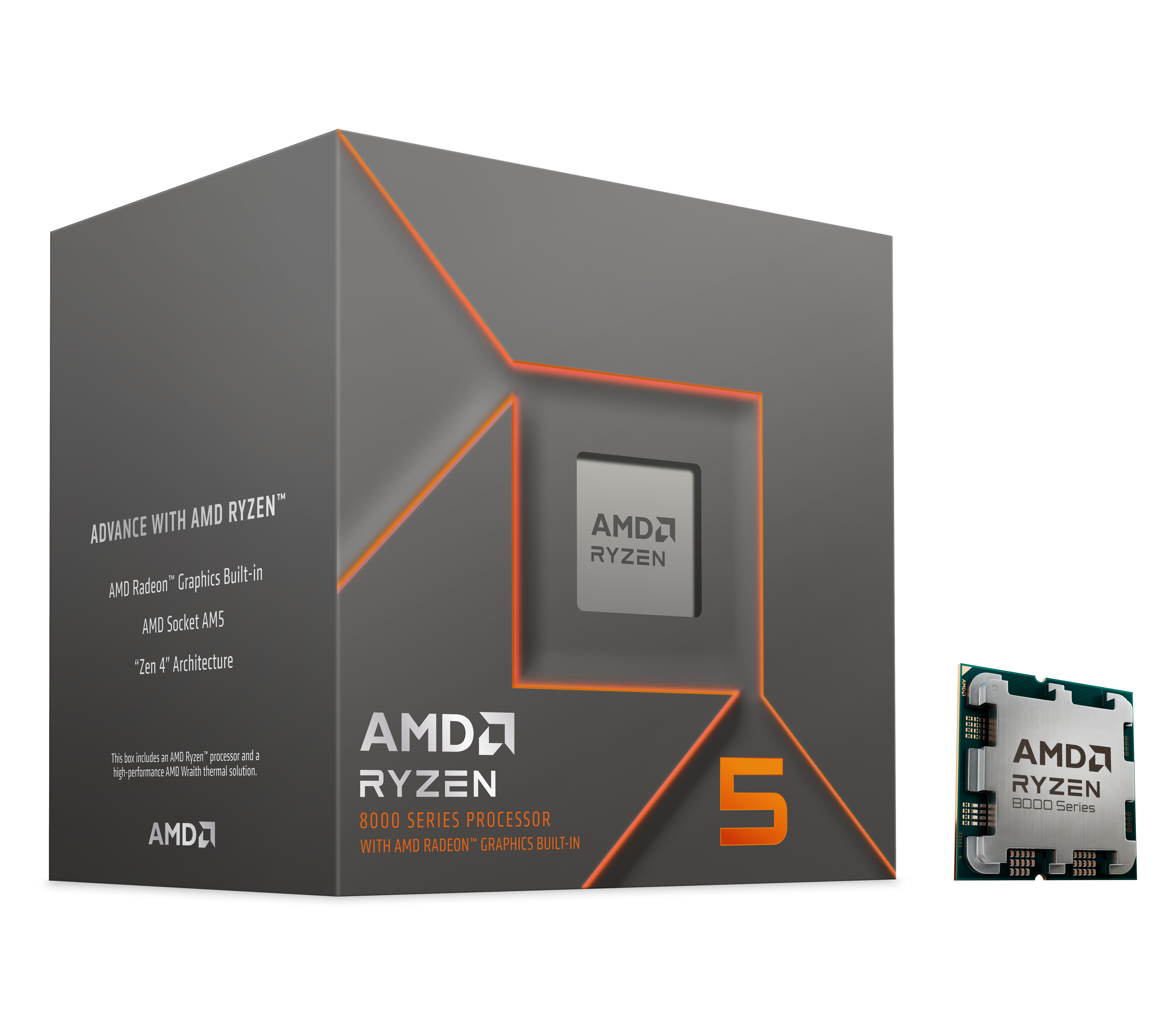 Amd Ryzen 5 8500g Wraith Stealth Cpu - 6 Kerne - 3.7 Ghz - Amd Am5 - Amd Boxed (Mit Kühler)