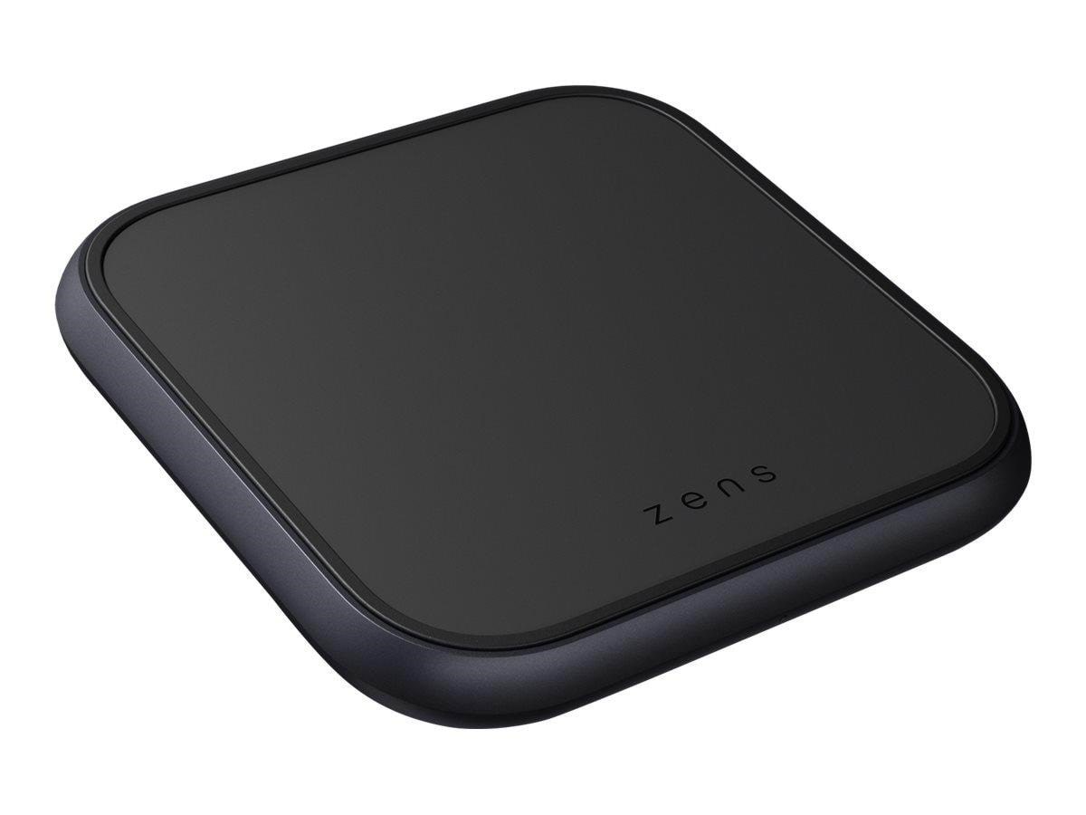 Zens Aluminium Single Wireless Charger With 18w Usb PD - Handys Adapter Und Ladegeraete