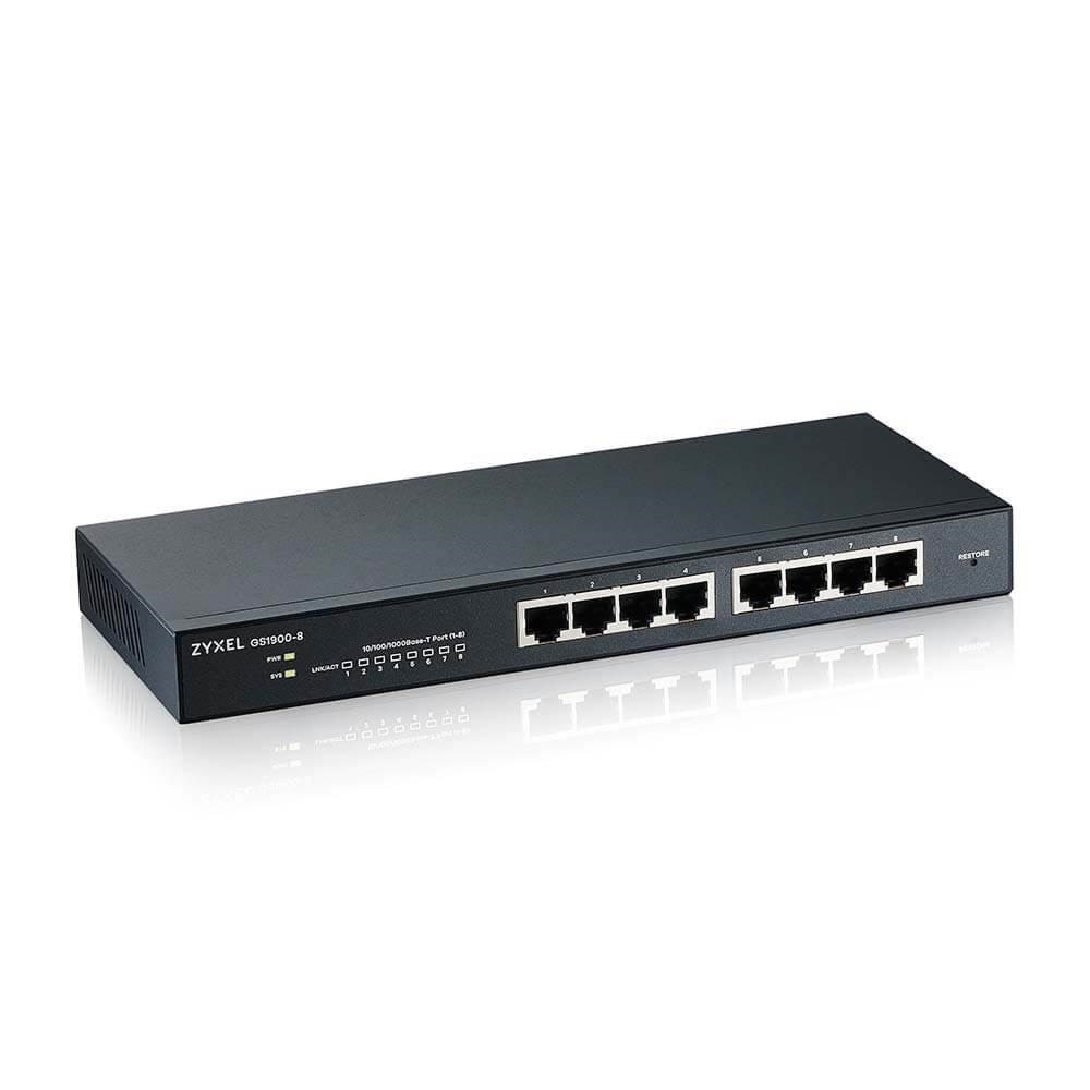 Zyxel Gs1900-8-port Gbe Smart Managed Switch - Switches