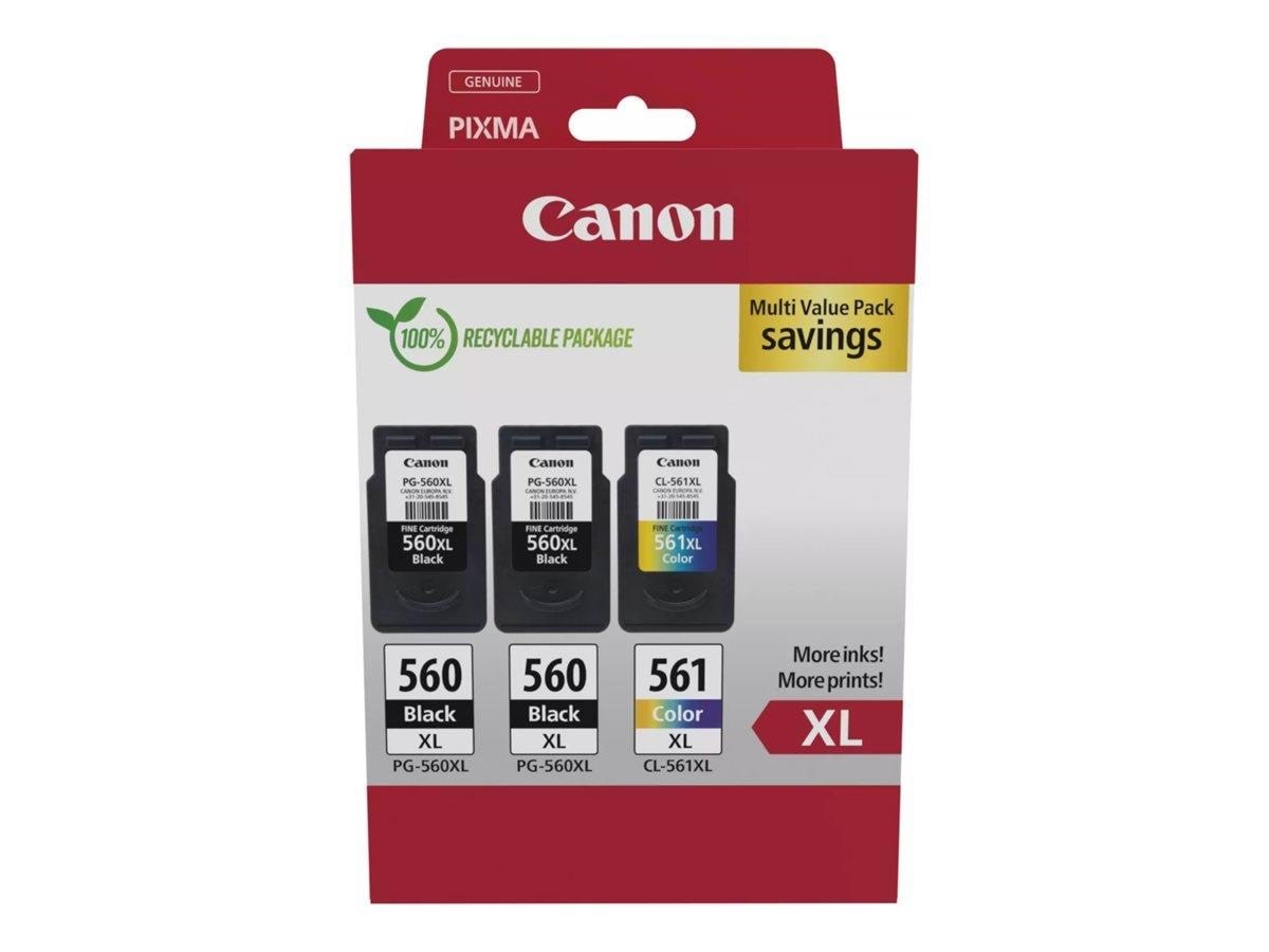 Canon Pg-560xlx2/cl-561xl / 3712c009 Hig - Druckerzubehoer Tinte Toner Farbe ( Cyan, Magenta, Gelb)