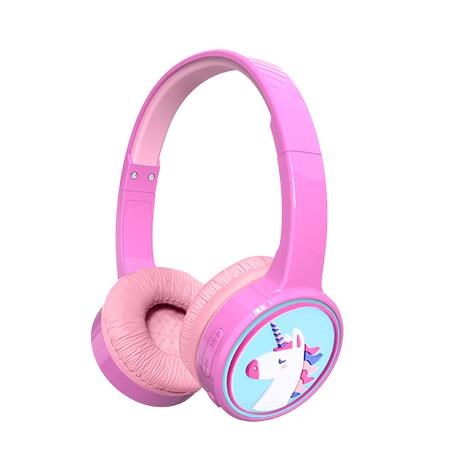 Denver Kabelloser Kinderkopfhörer - 85db Max - Rosa - Kopfhoerer/headsets Pink Bth-106p