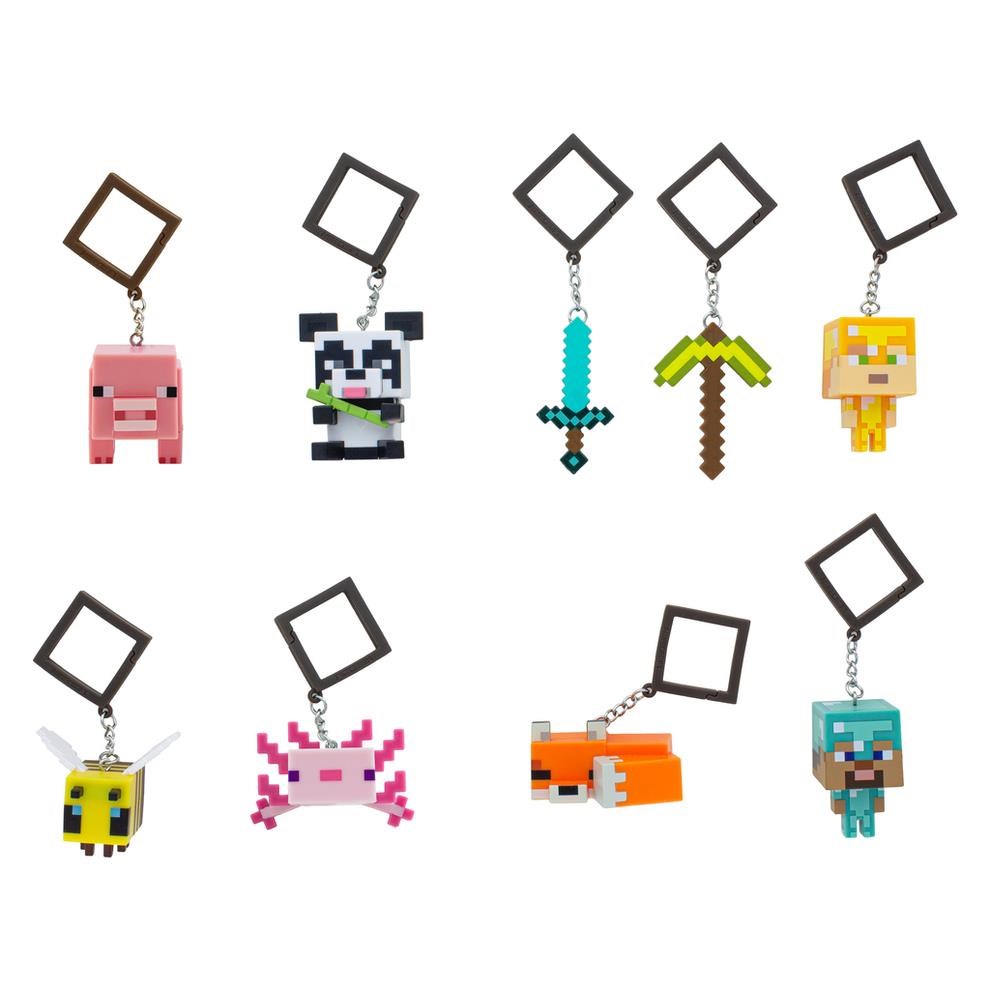 Paladone - Minecraft Backpack Buddies Keyring - 1 Pcs Blindbag - Merchandise Pp10501mcf