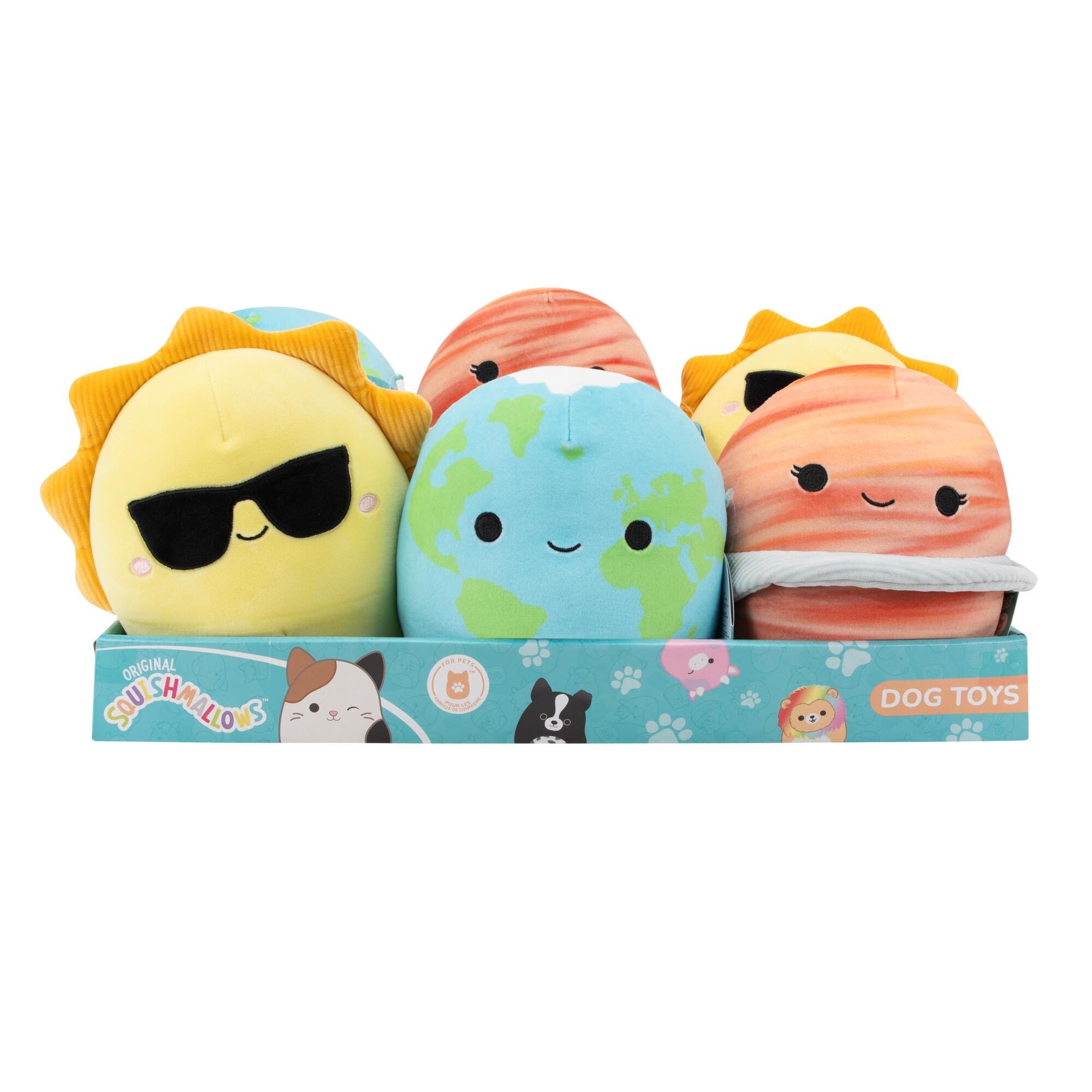 Squishmallows Pets Squishmallows Squeaky Plush Dog Toy 18cm Planets Assorted - Hunde Jpt0638