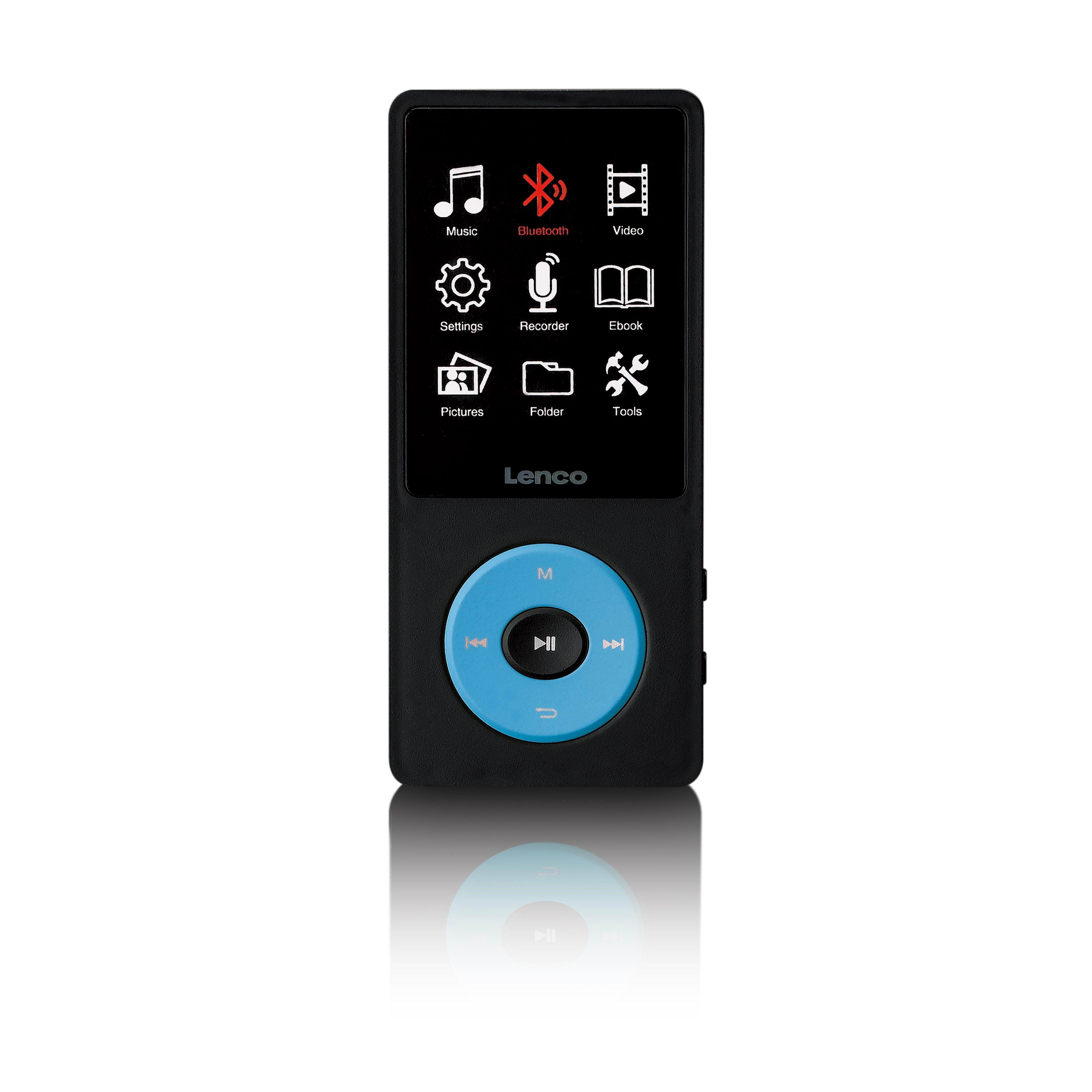 Lenco Xemio-860bu - Mp3 Spieler 8 GB - Mp3 Player Zubehoer