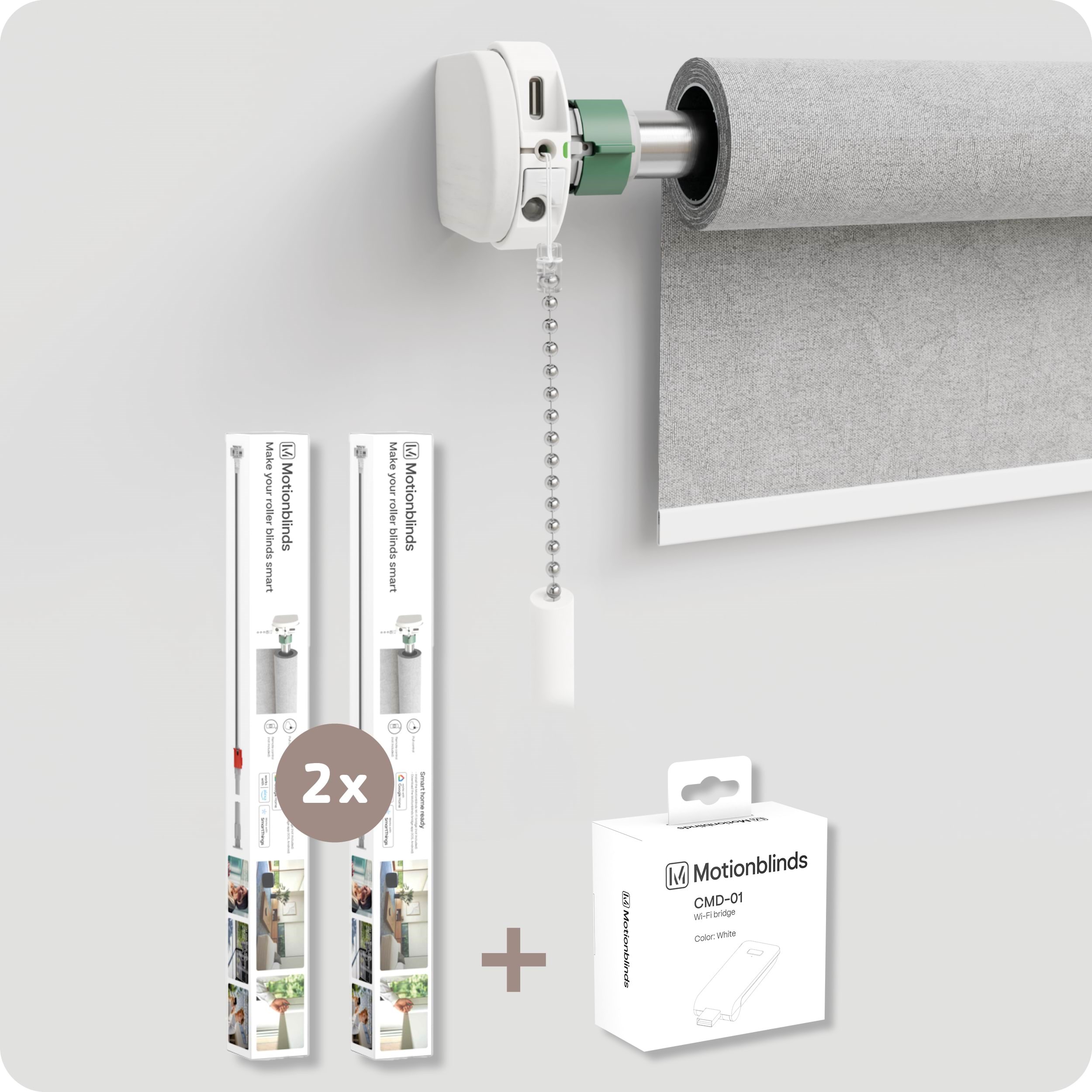 Motionblinds Motionblinds Upgrade Kit Für Rollos 2-pack + Bridge - Smart Home Mb-b003
