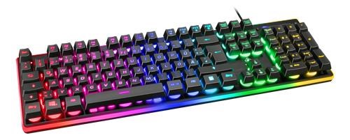 Deltaco Gaming Full Size - Gaming Tastatur - Full-size - Deutsch - Schwarz - Tastaturen Gam-021-rgb-de
