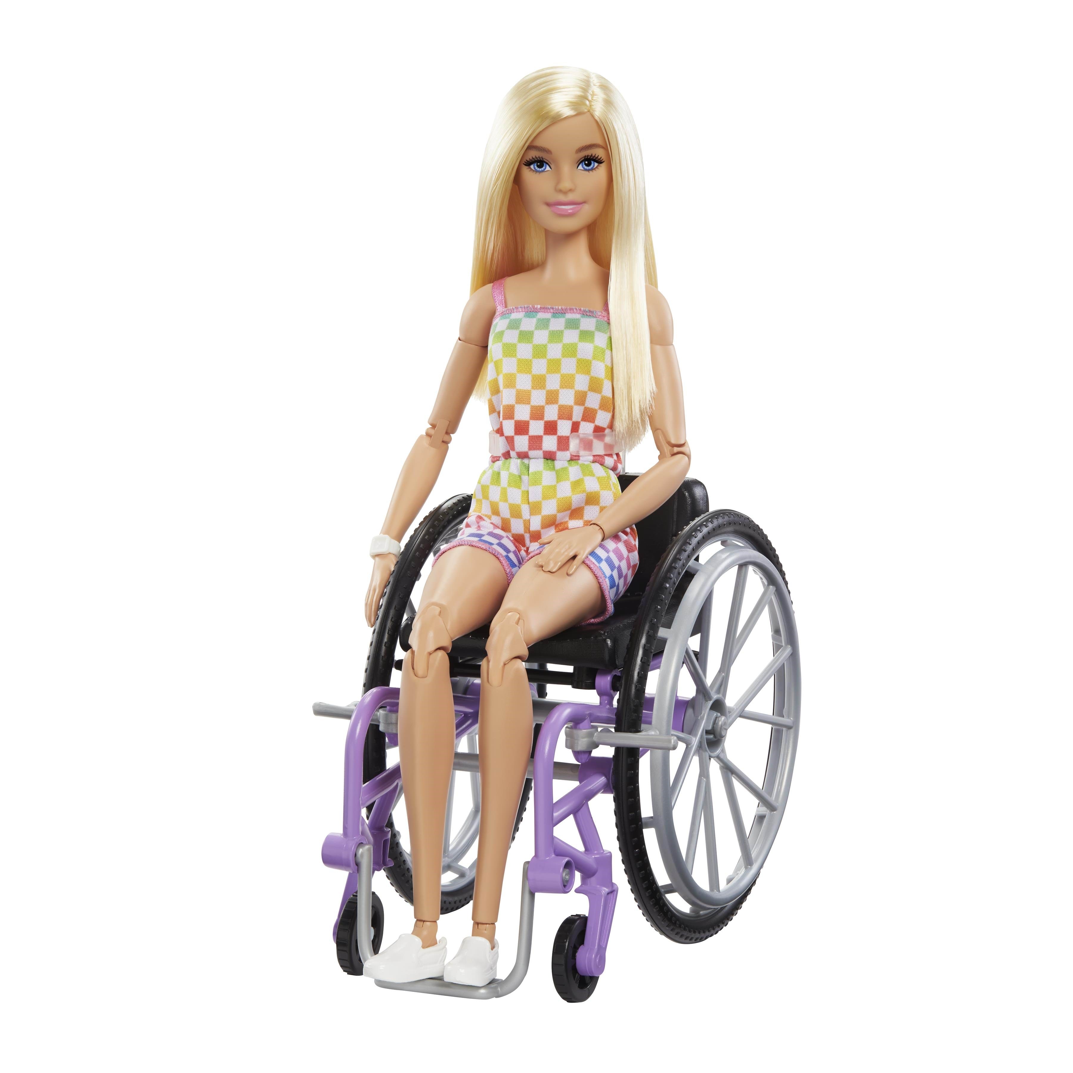 Barbie Fashionista Rollstuhl Karomuster - Dolls Accessories